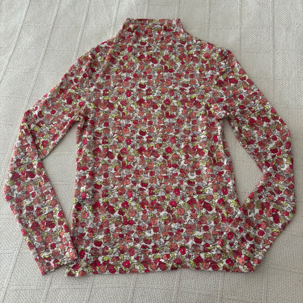 Women's Medium Collina Strada x Charlie Engman Cardio Nova Lace Top Strawberry